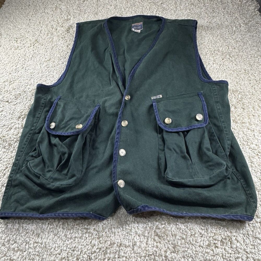Koman Motorcyclist Vest Green Size‎ XXL Vest  100% Cotton.